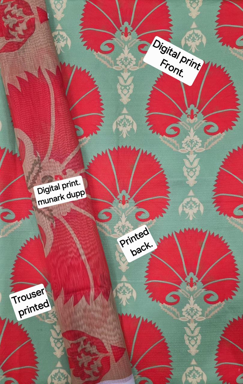 FABRIC DHANAK  WITH WOOL SHAWL