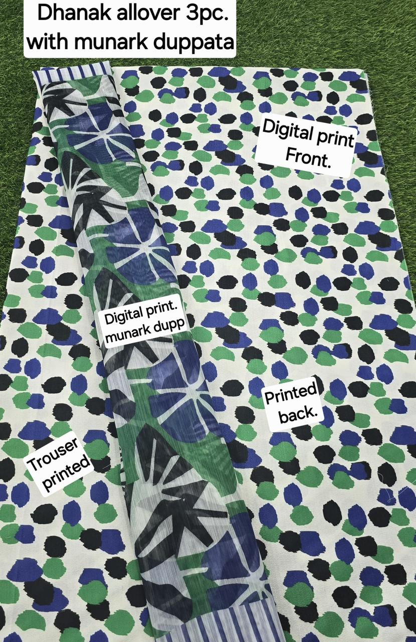 FABRIC DHANAK  WITH WOOL SHAWL