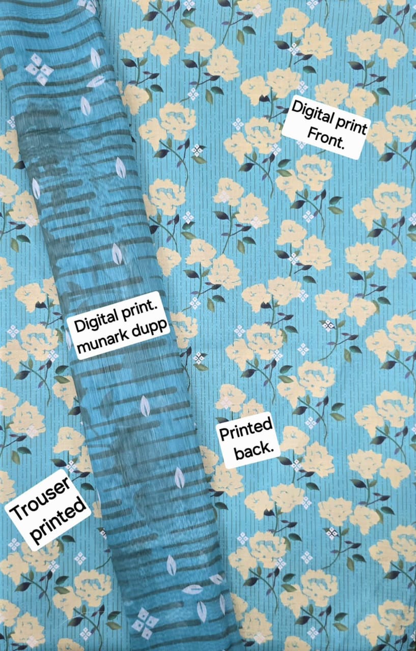 FABRIC DHANAK  WITH WOOL SHAWL