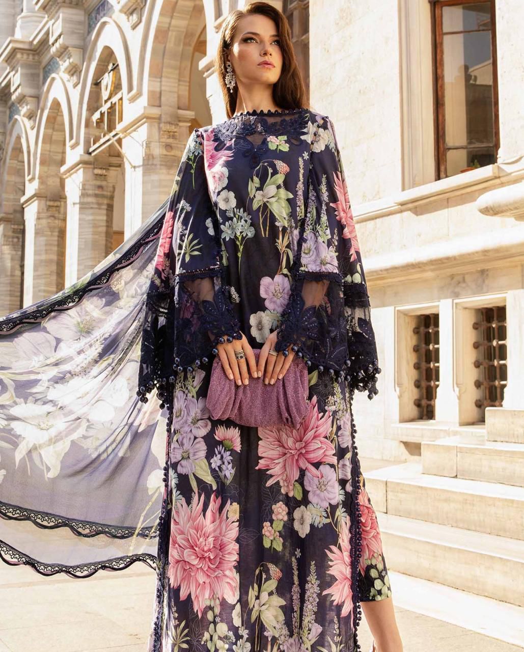 FABRIC DHANAK  WITH WOOL SHAWL