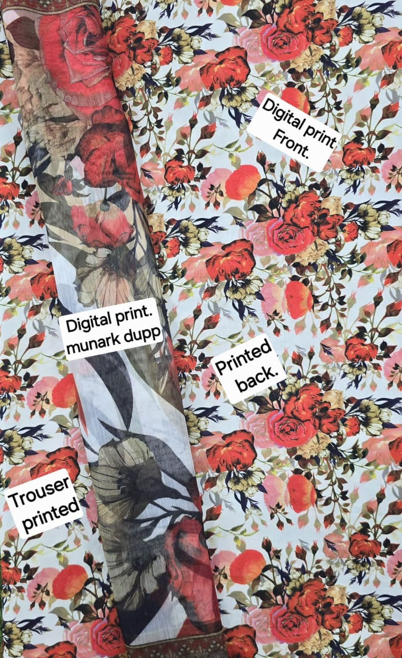 FABRIC DHANAK  WITH WOOL SHAWL