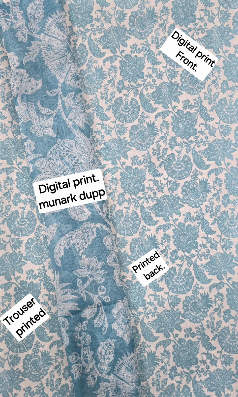 FABRIC DHANAK  WITH WOOL SHAWL