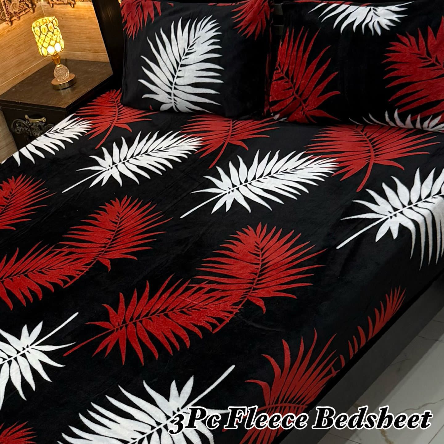 3Pc Fleece Bedsheet