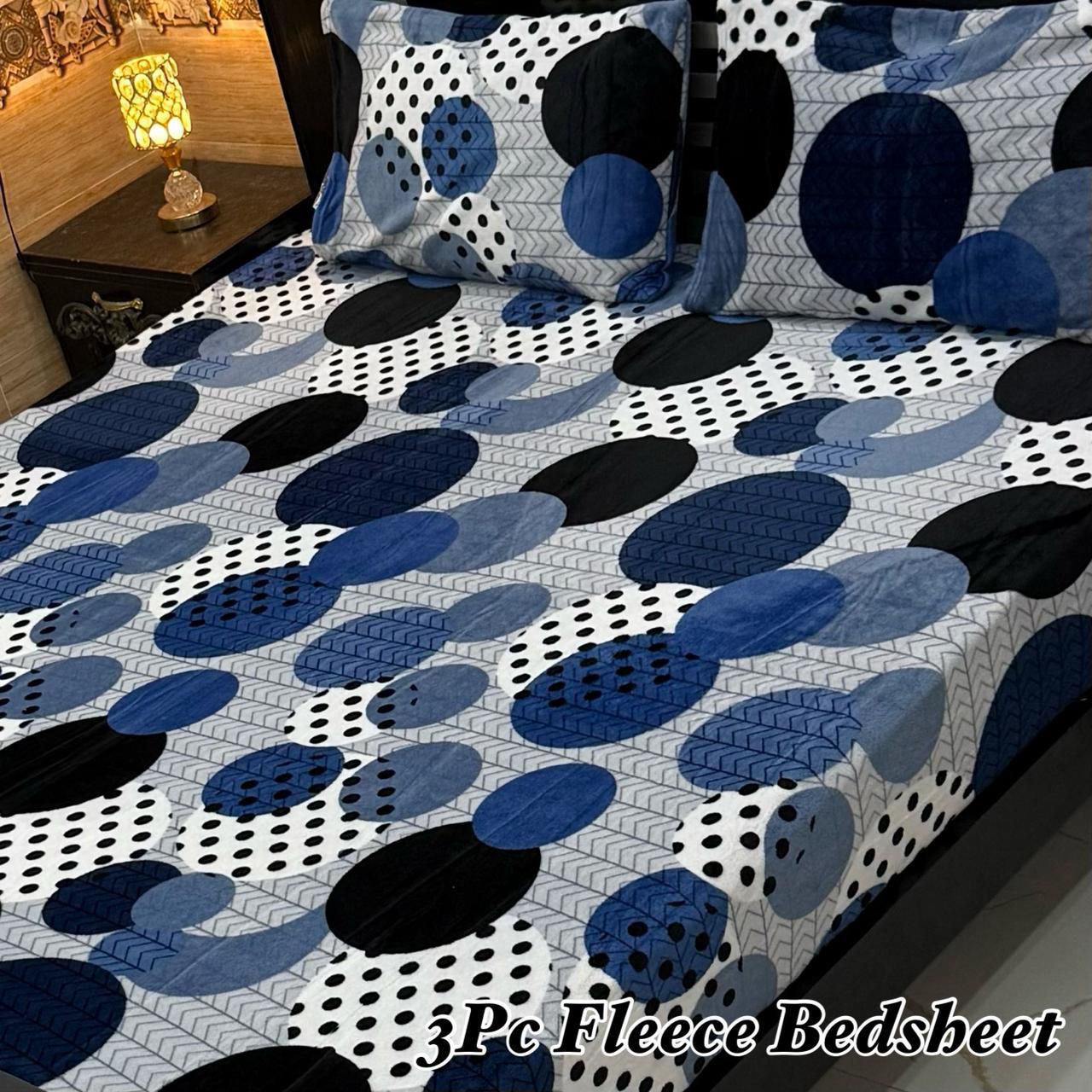 3Pc Fleece Bedsheet
