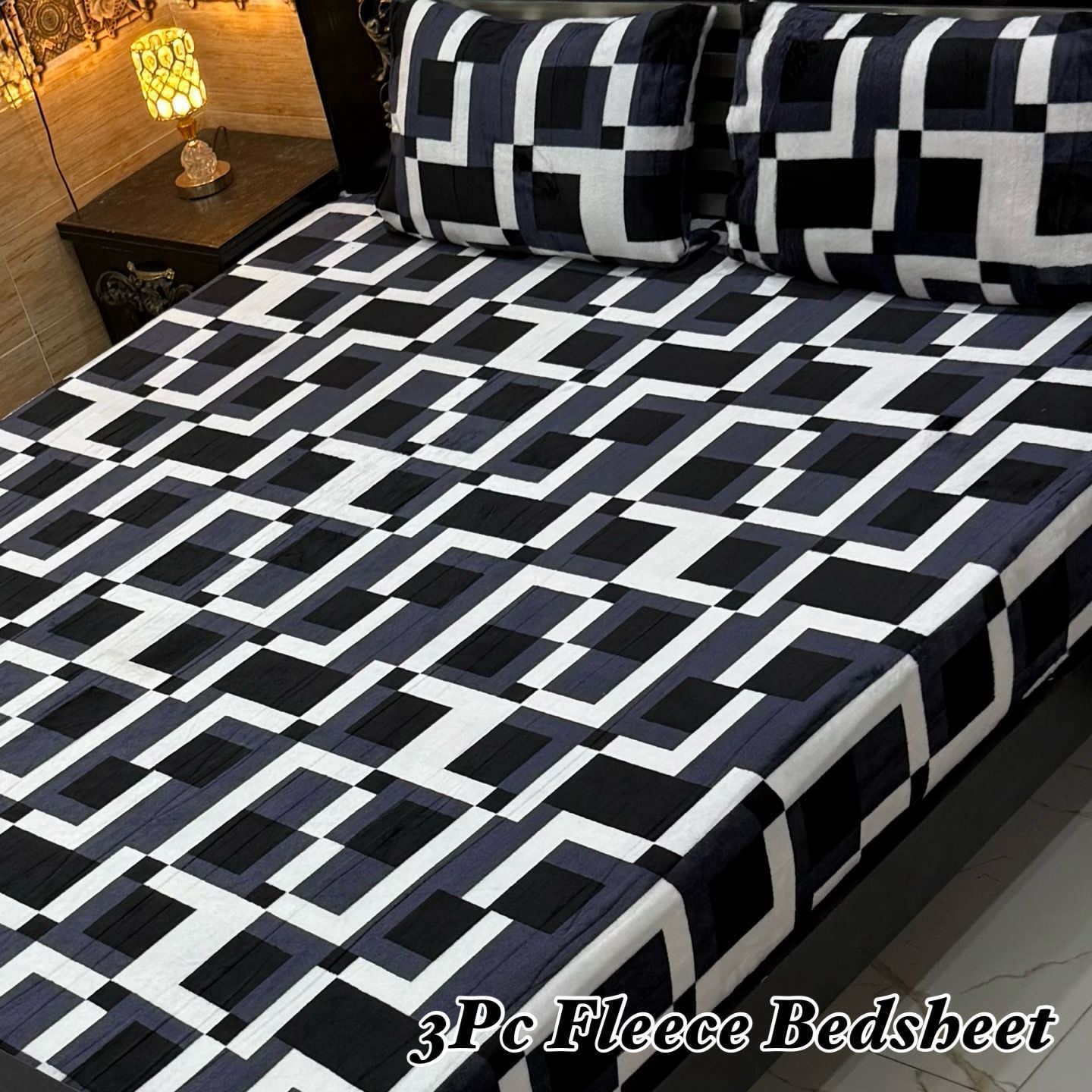 3Pc Fleece Bedsheet