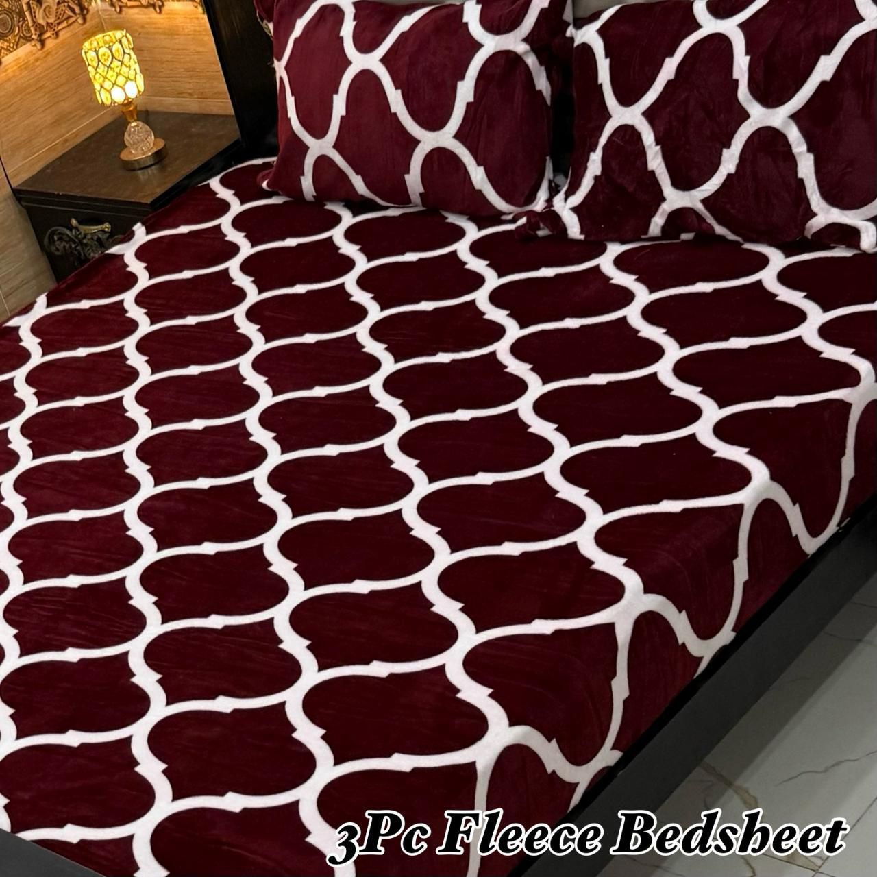 3Pc Fleece Bedsheet