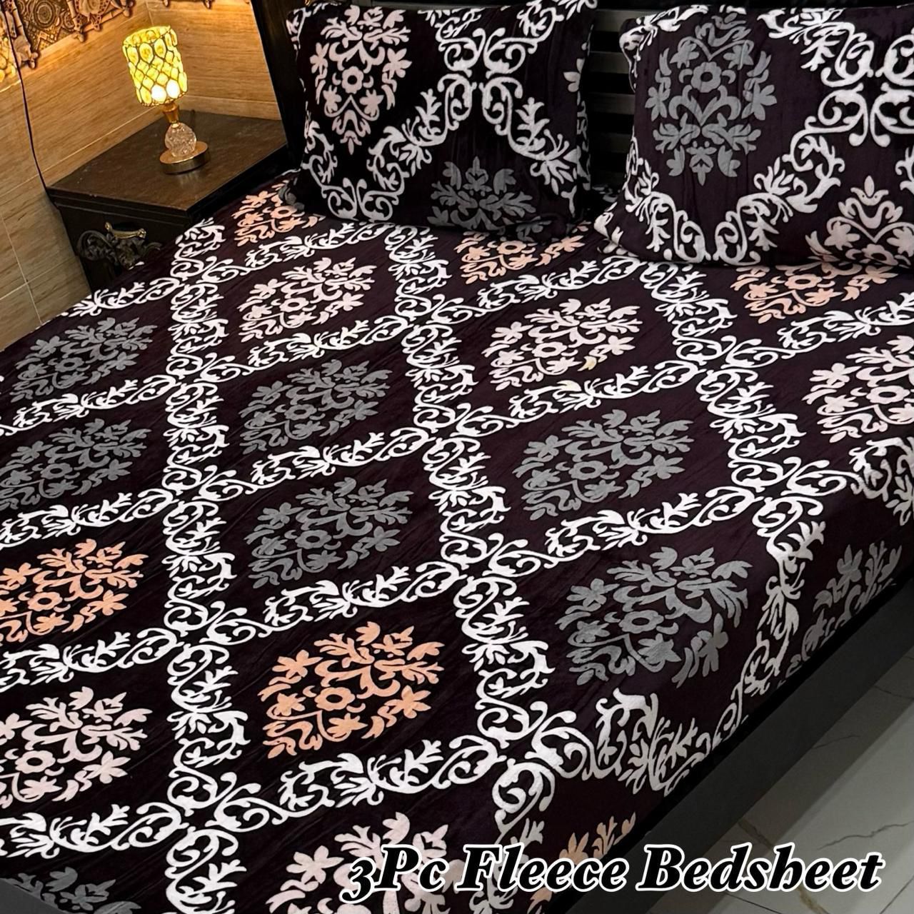 3Pc Fleece Bedsheet