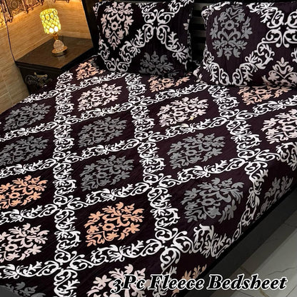3Pc Fleece Bedsheet
