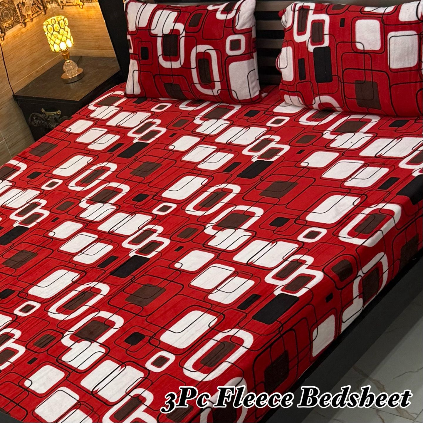3Pc Fleece Bedsheet