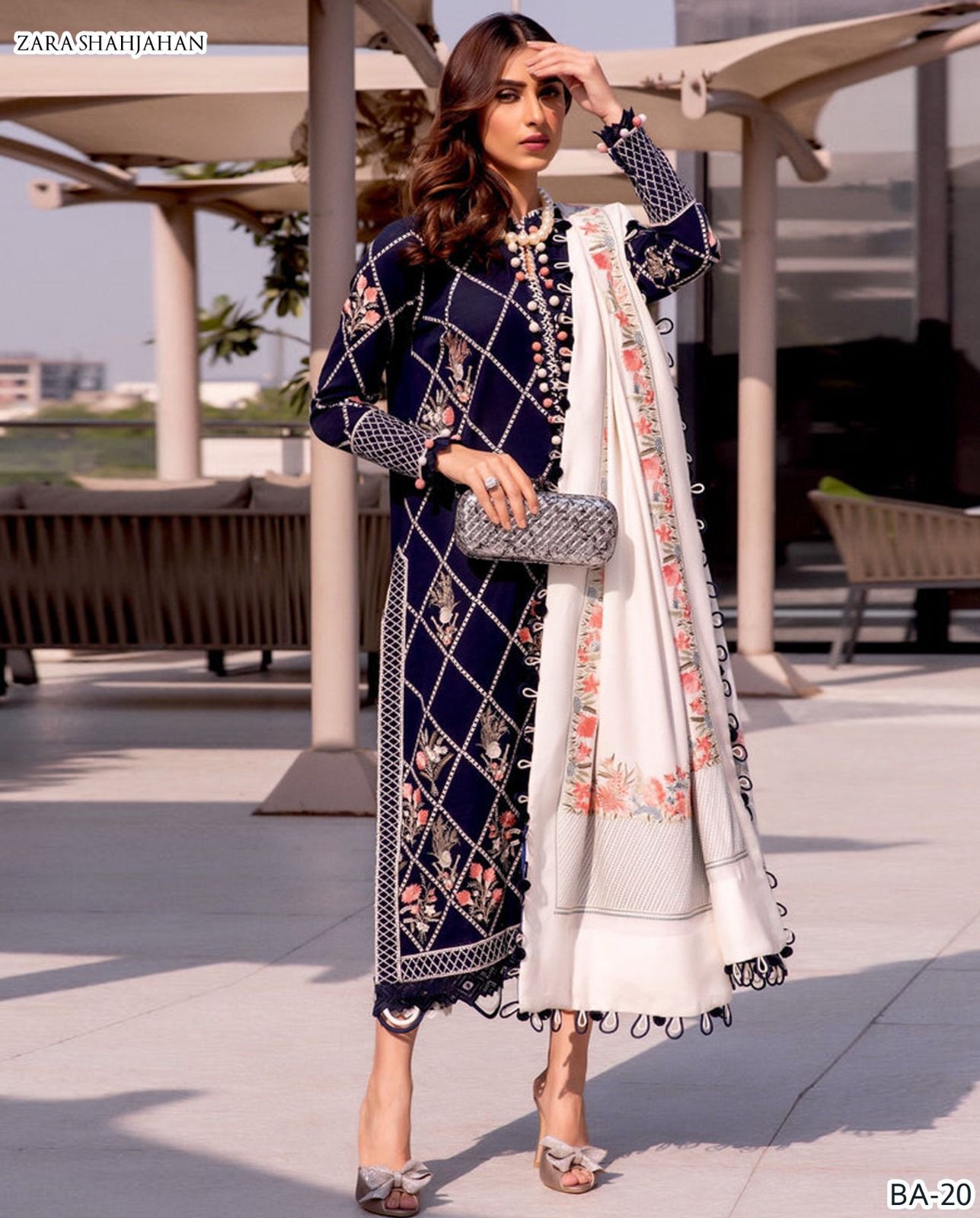 FABRIC DHANAK  WITH WOOL SHAWL