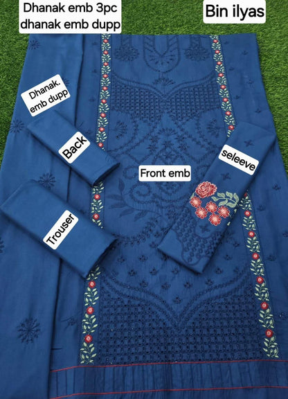 FABRIC DHANAK  WITH WOOL SHAWL