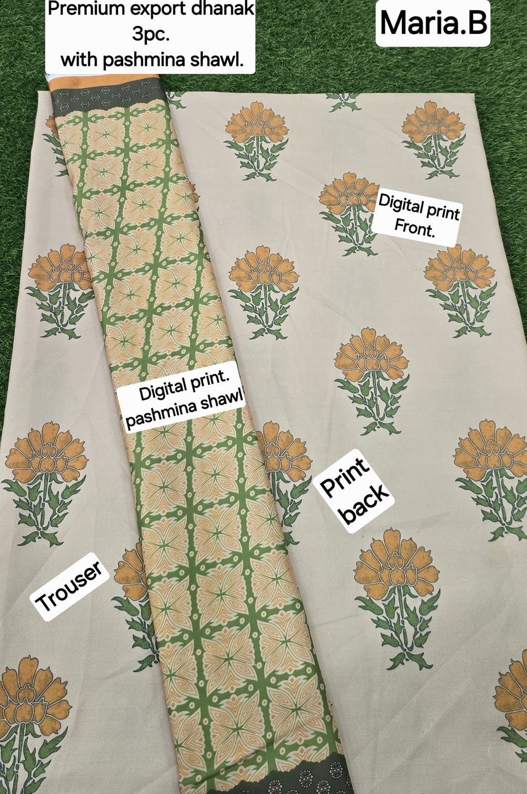 PREMIMUN EXPORT DHANAK Brand:MARIA.B