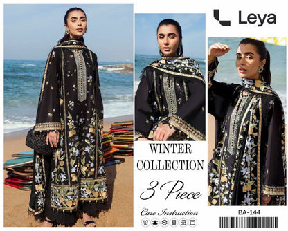 FABRIC DHANAK  WITH WOOL SHAWL