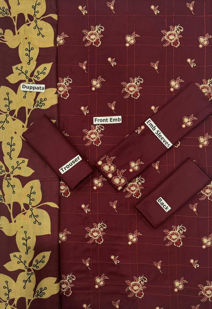 FABRIC DHANAK  WITH WOOL SHAWL