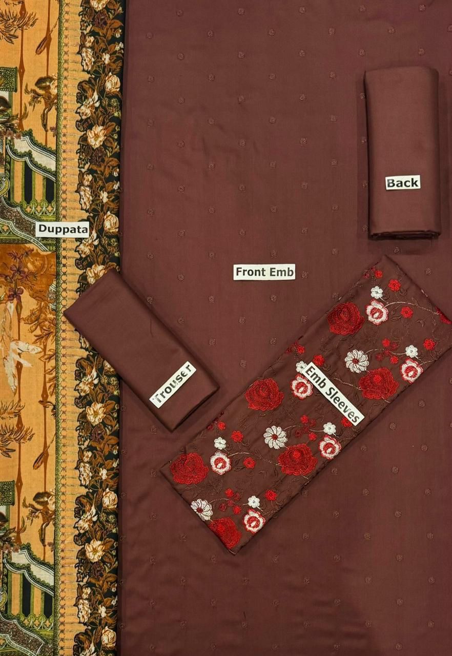 FABRIC DHANAK  WITH WOOL SHAWL