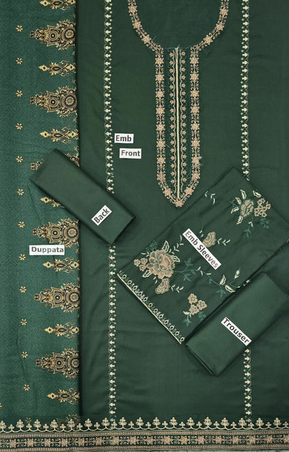FABRIC DHANAK  WITH WOOL SHAWL