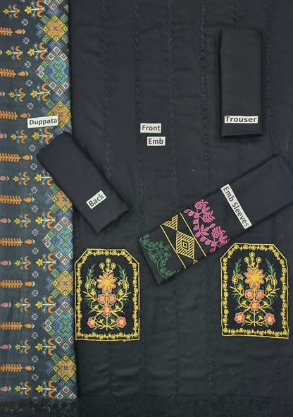 FABRIC DHANAK  WITH WOOL SHAWL