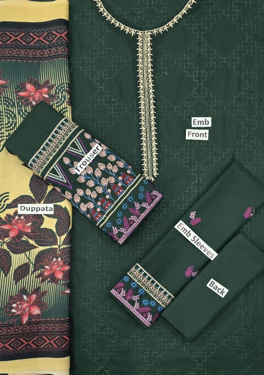 FABRIC DHANAK  WITH WOOL SHAWL