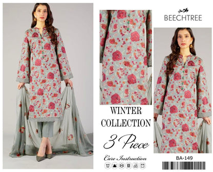 FABRIC DHANAK  WITH WOOL SHAWL